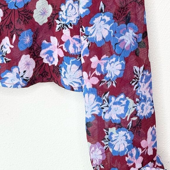 Free People Maybel Floral Blouse NWT - Women’s US L - Picture 6 of 12